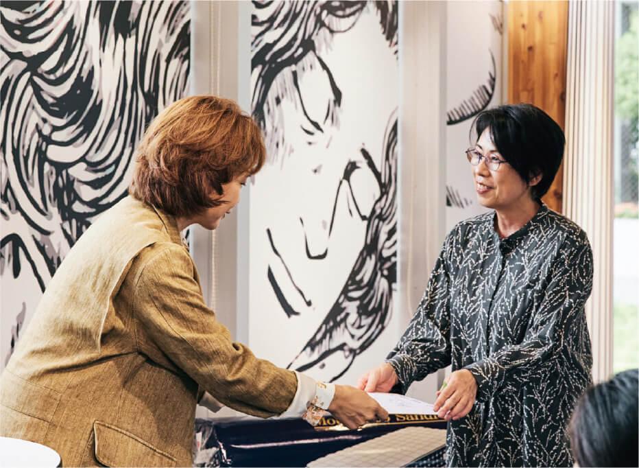 ヤマザキマリさんトークショーの様子