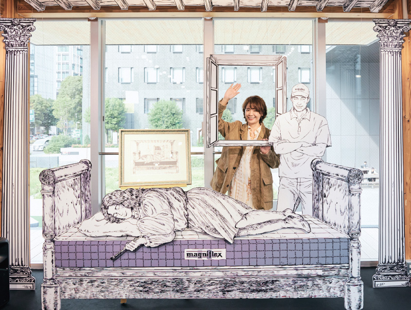 表参道2F ROOMの様子 ヤマザキマリさん