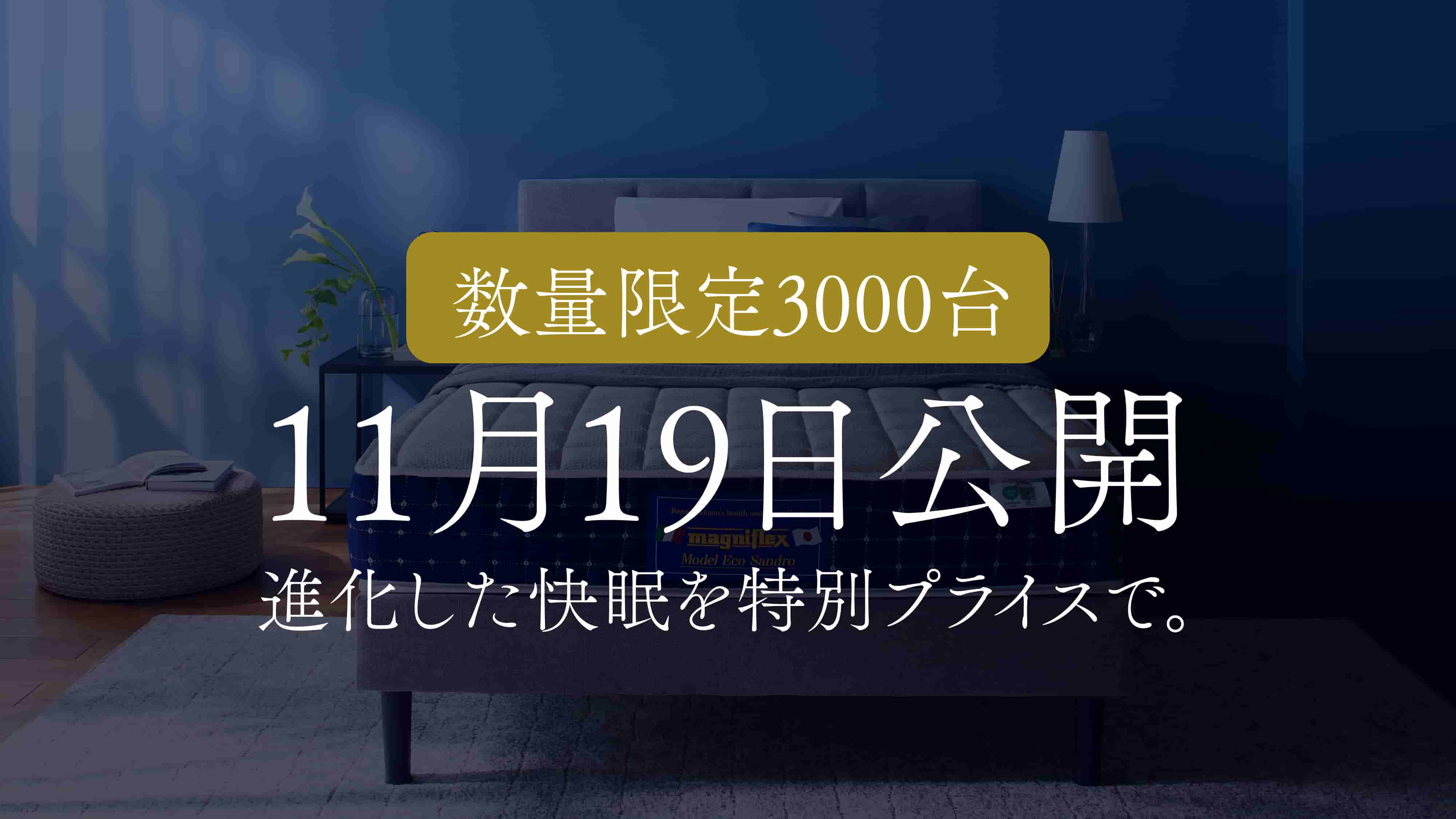 【予告】マニフレックス日本30周年記念企画